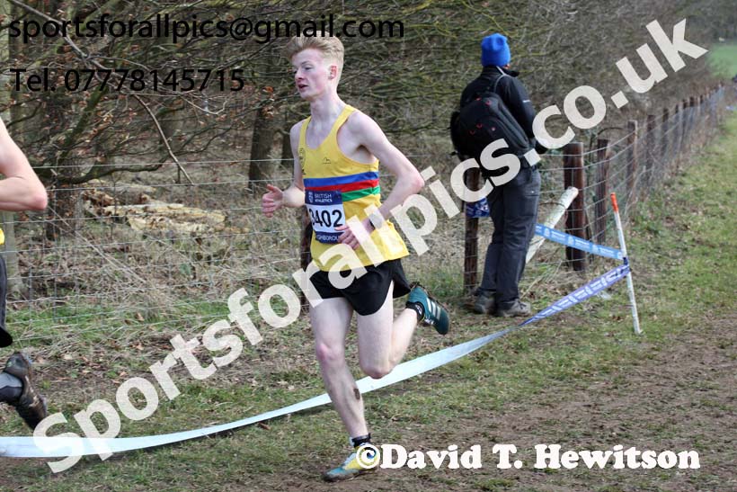 Mens under-17s 2019 British Athletics Inter Counties Cross Country, Prestwood Hall, Loughborough. Photo:  David T. Hewitson/Sports for All Pics